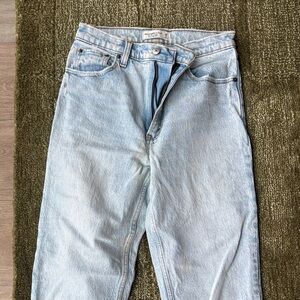 Abercrombie & Fitch Sky Blue Ultra High Rise Jeans